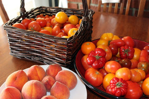 Summer's Best Produce - Recipes for Peaches and Tomatoes